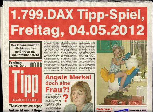 1.799.DAX Tipp-Spiel, Freitag, 04.05.2012 505156