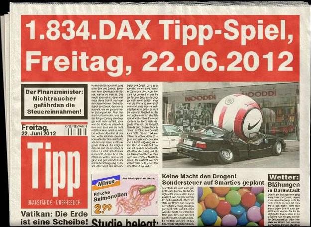 1.834.DAX Tipp-Spiel, Freitag, 22.06.2012 516756