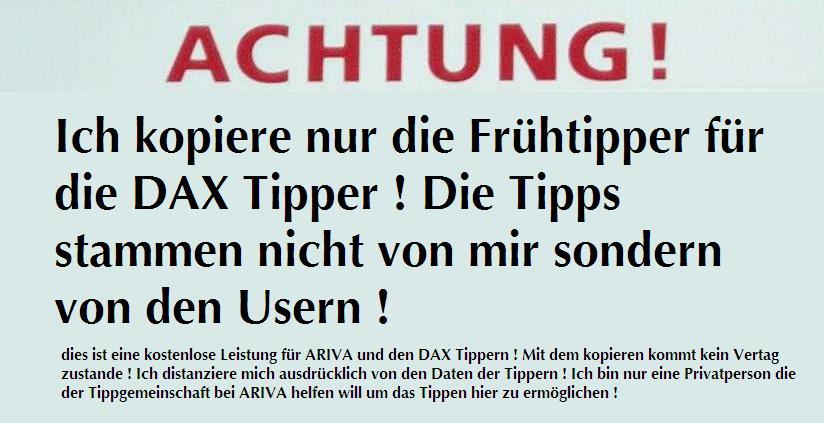 DAX-Tipps für die Urlauber Tippspiel von denkidee 162315