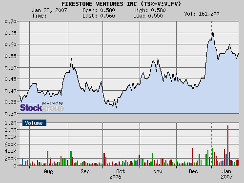 FIRESTONE VENTURES INC. ins Depot damit 78851