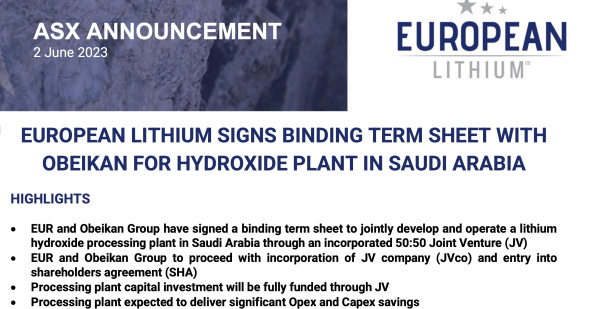 European Lithium - einen Blick wert ! 1375383