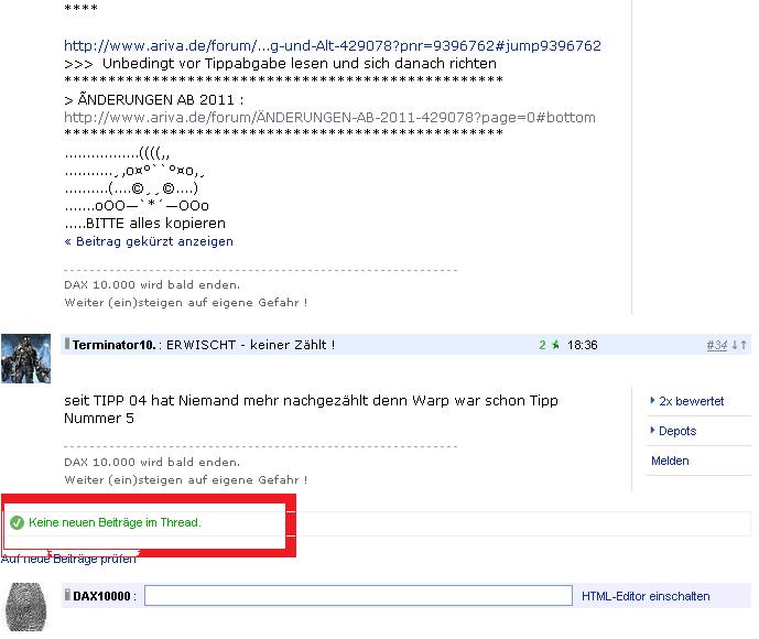 2.457.DAX Tipp-Spiel, Freitag, 05.12.2014,17.45 H 779056