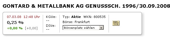 ## Wichtige Sondermeldung zu Gontard ## 153432