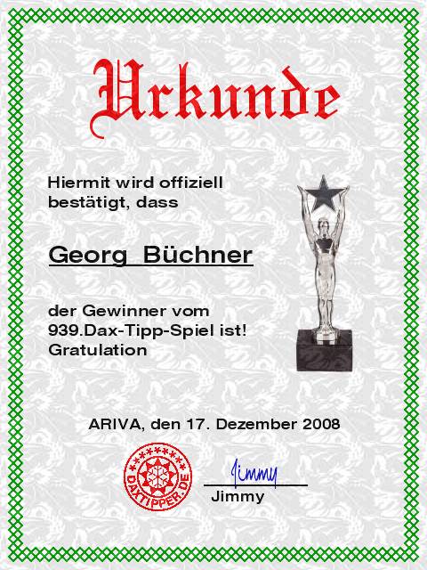 940.DAX Tipp-Spiel *Do* 18.12.08, 17.45 Uhr 206084