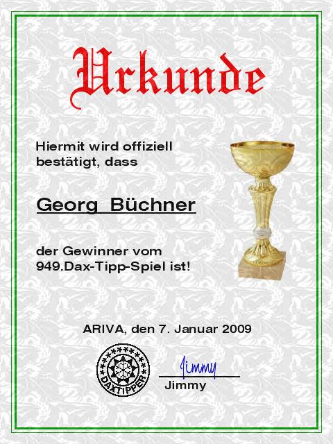 951.DAX Tipp-Spiel, Freitag, 09.01.09, 17.45 Uhr 209161