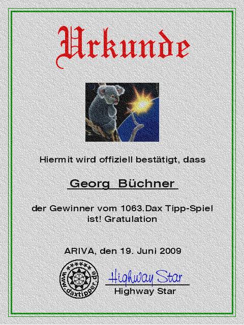 1064.DAX-Tipp-Spiel, Montag 22.06.2009 239798