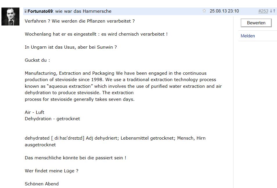 STEVIA für TABAK !! 637868