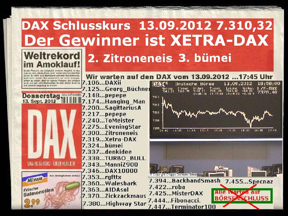 1.894.DAX Tipp-Spiel, Freitag,14.09.2012,17.45 Uhr 537000