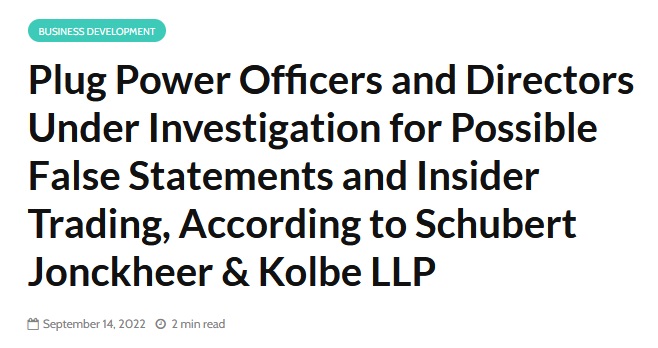 Plug Power - Brennstoffzellen 1409725