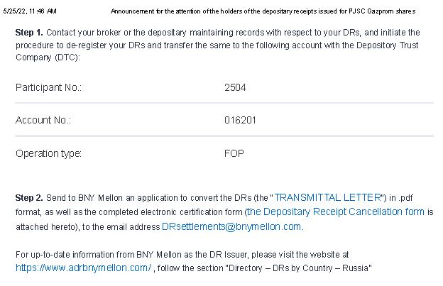 Gazprom ADR 2022 - Wie geht's weiter? 1341962
