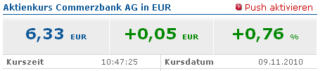 COMMERZBANK kaufen Kz. 28 € 357166
