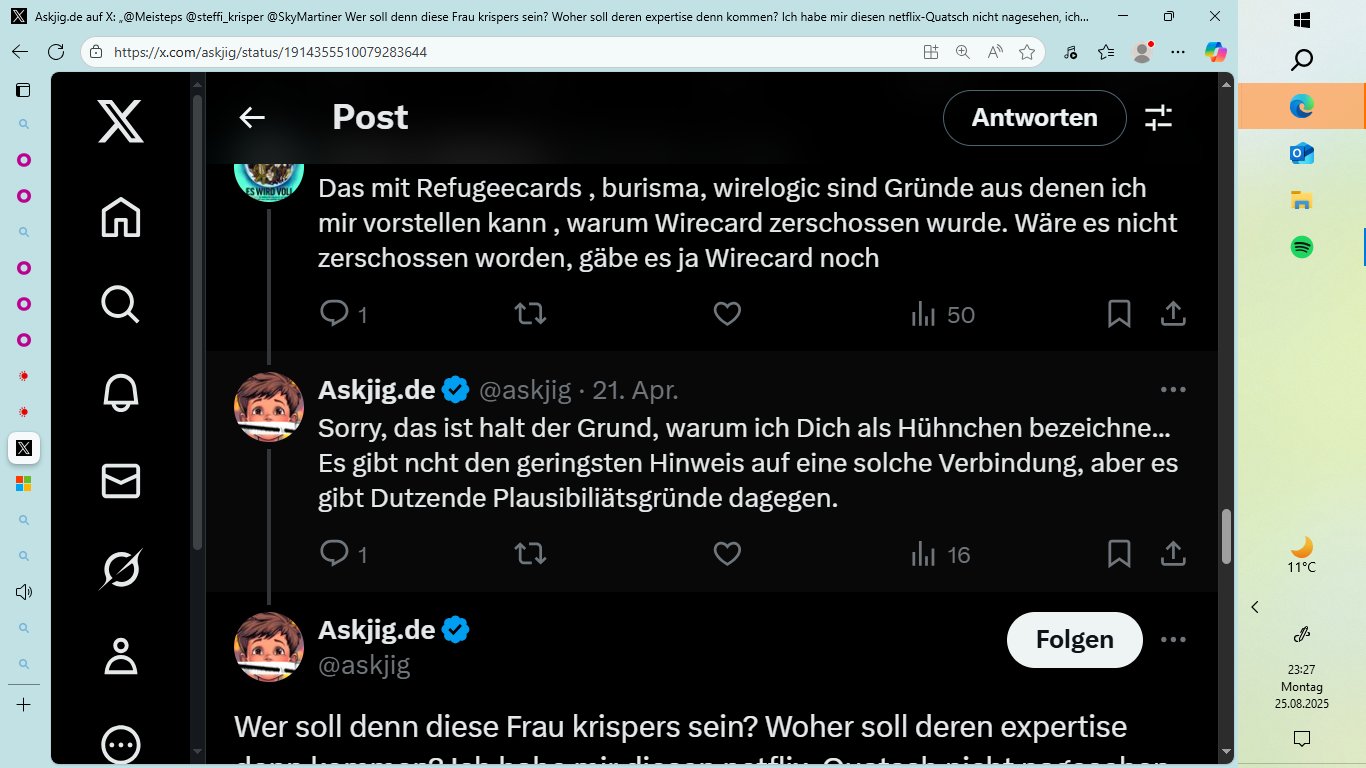 Wirecard 2014 - 2025 1492887