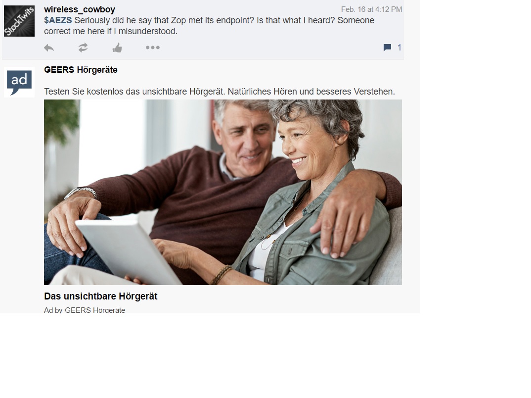 AEZS vs. KERX 972127