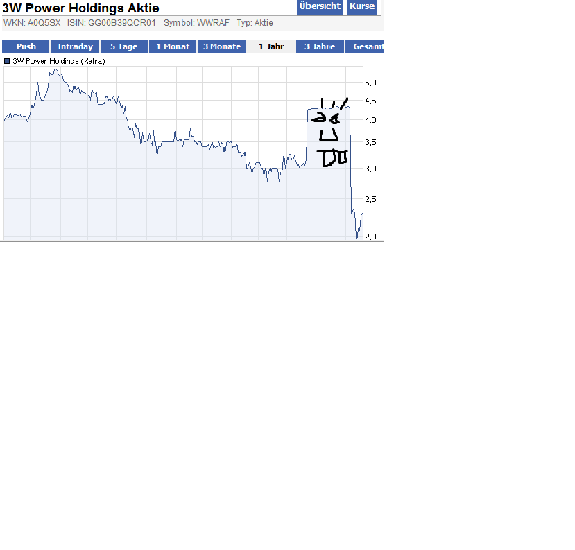 3 W Power Holdings S.A.	( Frankfurt) 502764