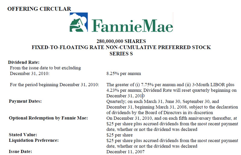 Fannie Mae - Chance auf Verdreifachung bis Juli 1239975