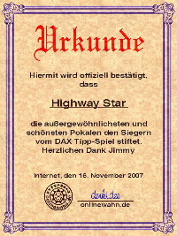 664.DAX Tipp-Spiel, Freitag, 16.11.07 131751