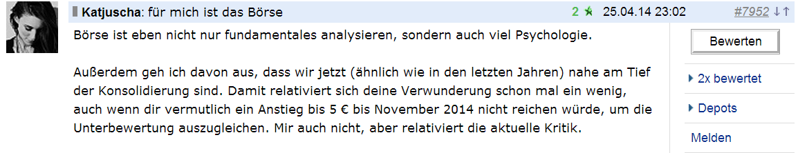 BVB keine lohnende Aktie !! 720201