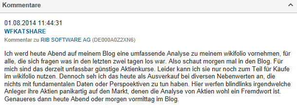 Katjuscha Wikifolio jetzt investierbar 745871