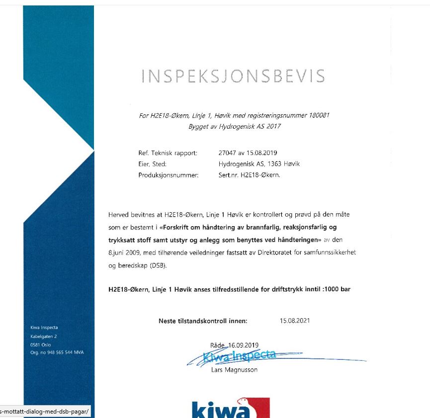 NEL, der Wasserstoffplayer aus Norwegen 1134508