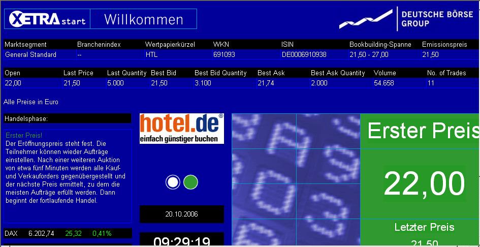 Hotel.DE AG 62914
