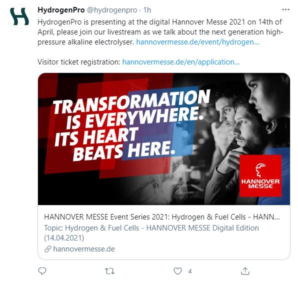 HydrogenPro der Player für Clean Energy, Norwegen 1245448