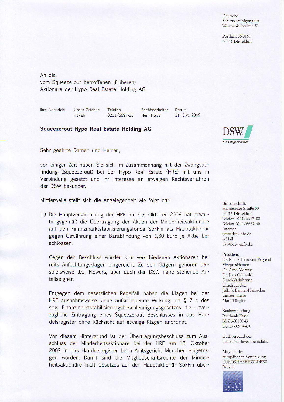 Hypo Real - Jahrhundertchance oder Niete? 268761