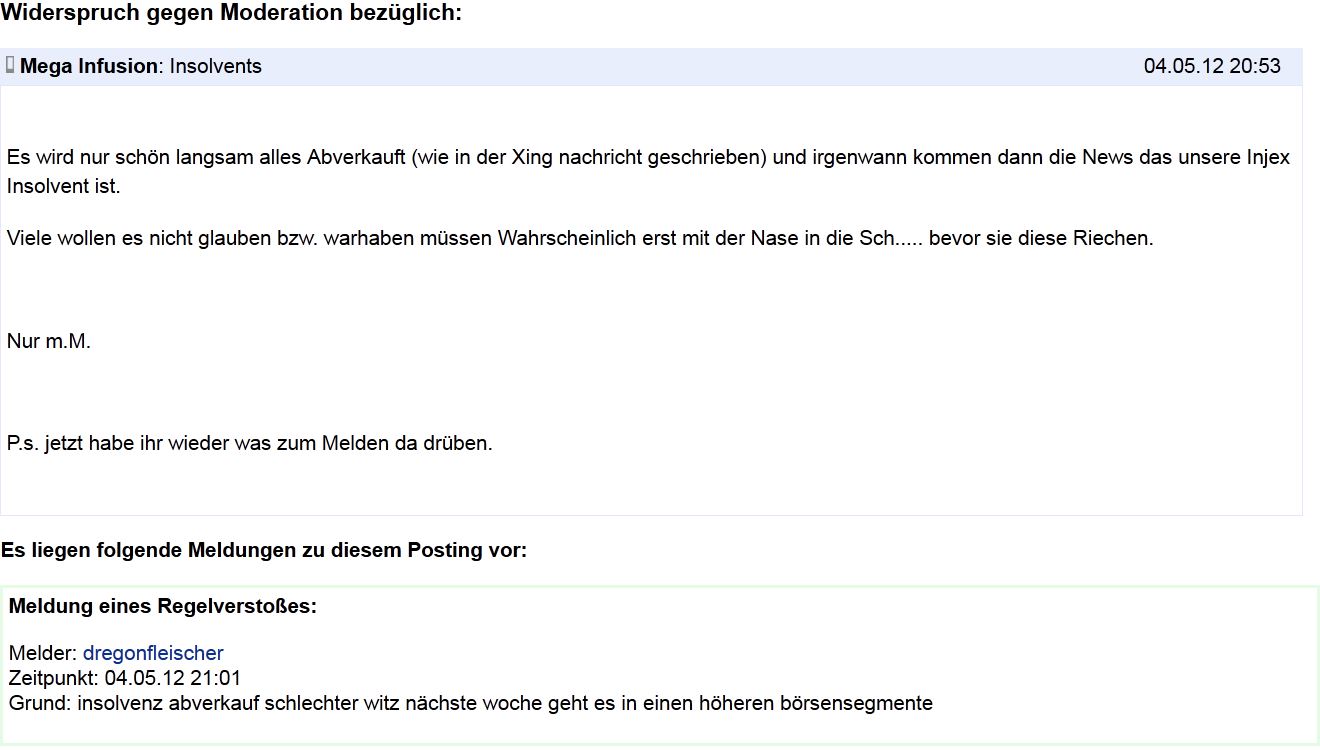 Injex AG - Wahrheit und Träumerei 506072