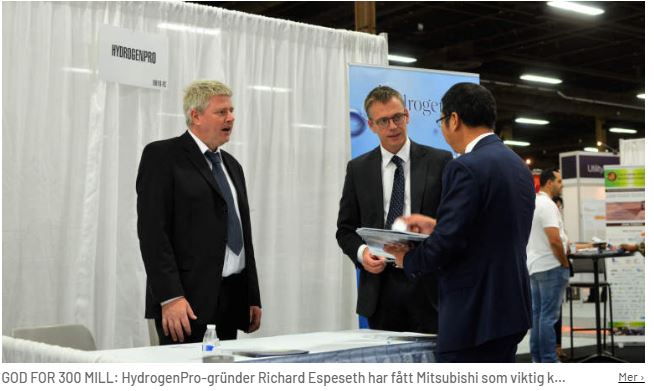 HydrogenPro der Player für Clean Energy, Norwegen 1206091