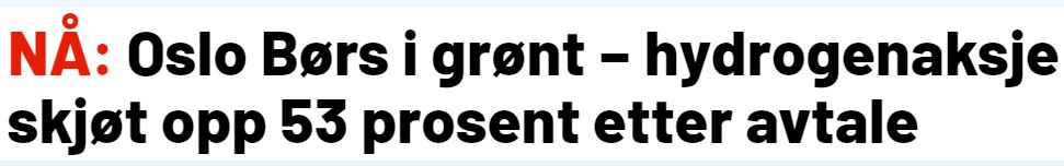 HydrogenPro der Player für Clean Energy, Norwegen 1248479