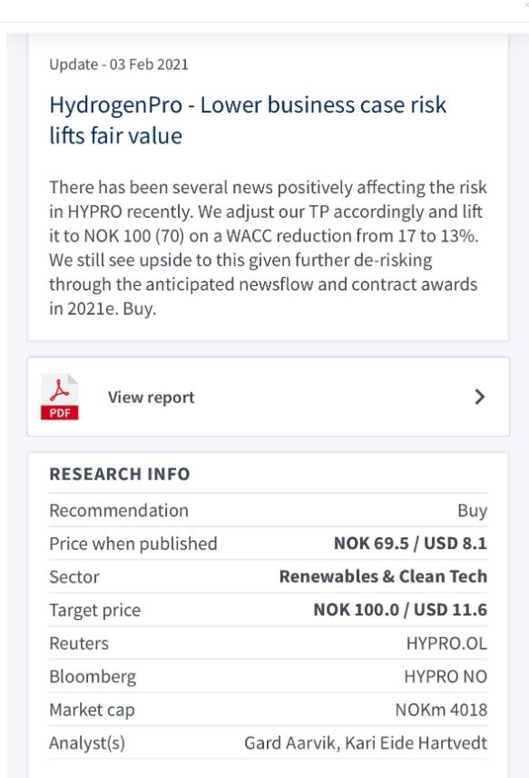HydrogenPro der Player für Clean Energy, Norwegen 1231218