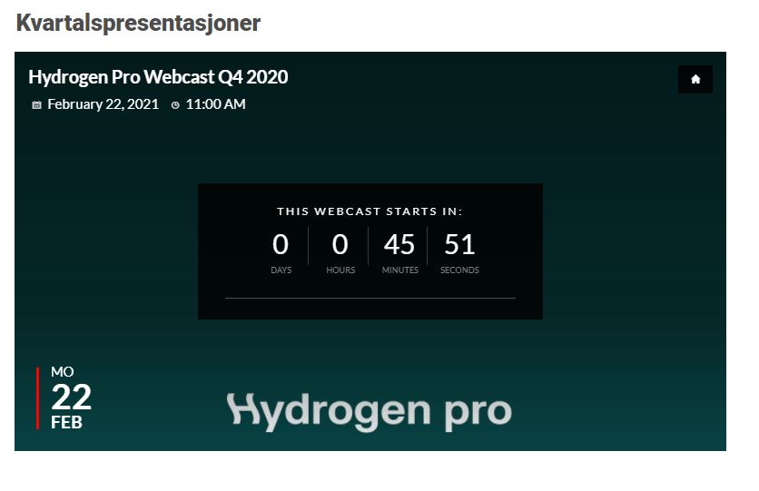 HydrogenPro der Player für Clean Energy, Norwegen 1235193