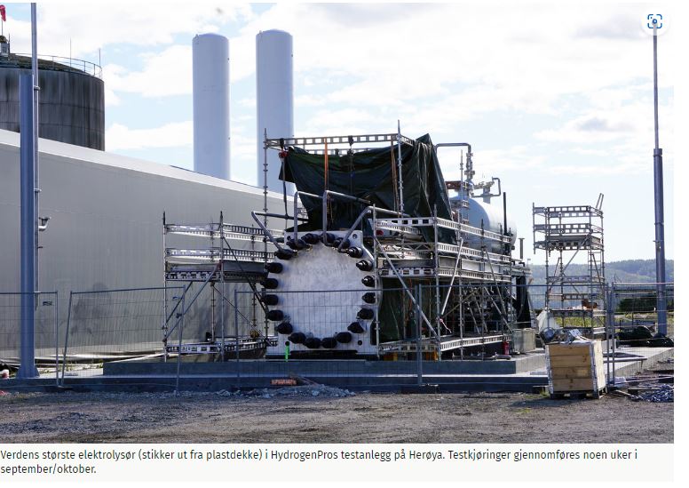 HydrogenPro der Player für Clean Energy, Norwegen 1343653