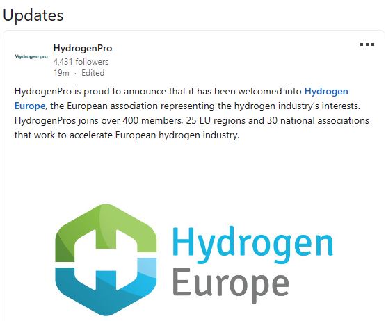 HydrogenPro der Player für Clean Energy, Norwegen 1353366