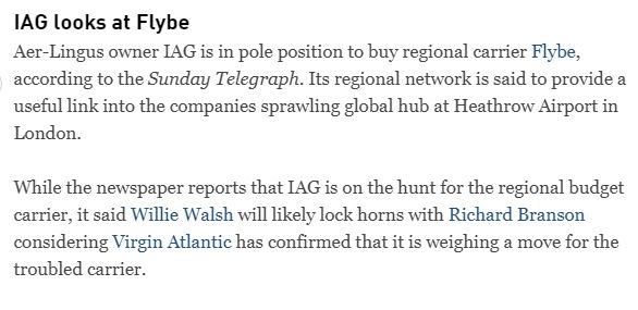 Flybe - Europas größte Regionalairline 1084507