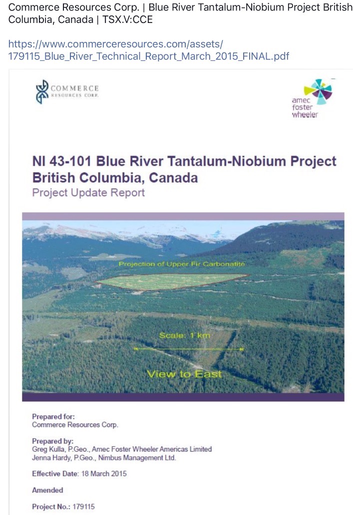 COMMERCE RESOURCES (€ 0,208) 1005001