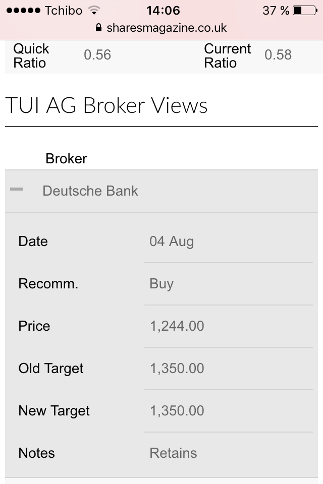 TUI 2007: Erholung oder Zerschlagung? 1005362