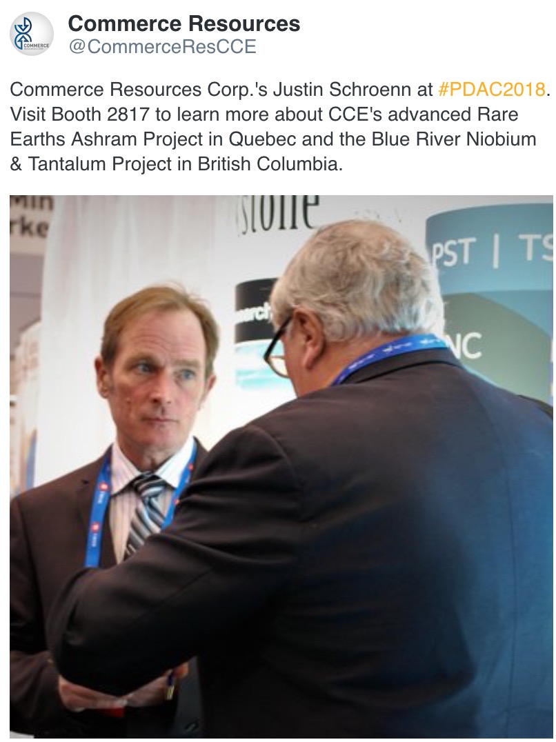 Commerce Resources Seltene Erden Niob Tantal 1043700