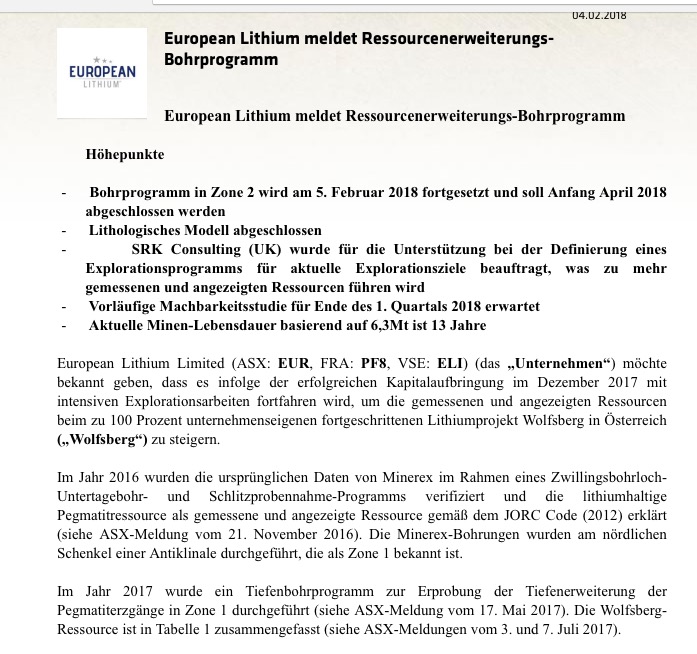 European Lithium - einen Blick wert ! 1046981