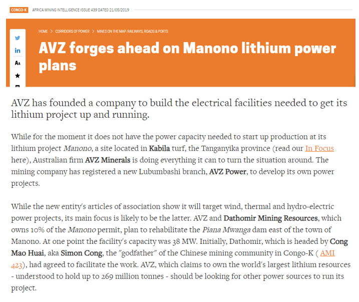 Lithiumstar AVZ Minerals eröffnet 68 % im Plus 1113553