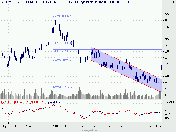 Oracle schlägt Erwartungen 1294