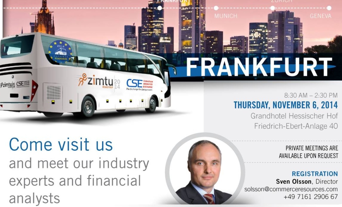 COMMERCE RESOURCES (€ 0,208) 770863