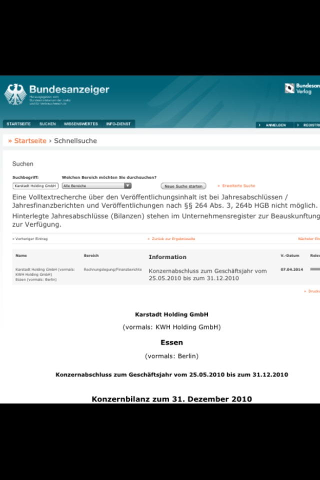 Arcandor AG nach der Insolvenz 784007