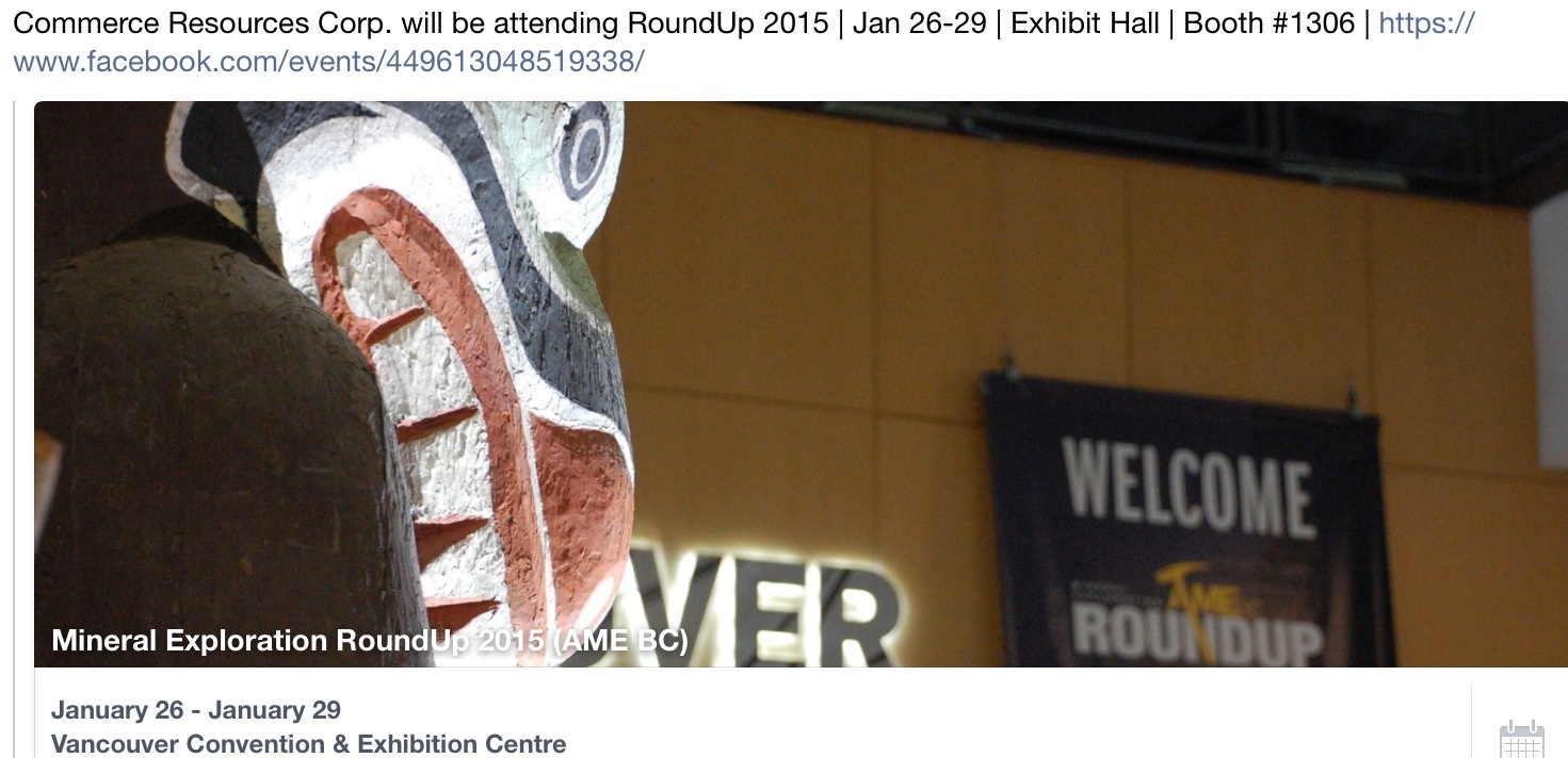 COMMERCE RESOURCES (€ 0,208) 793358