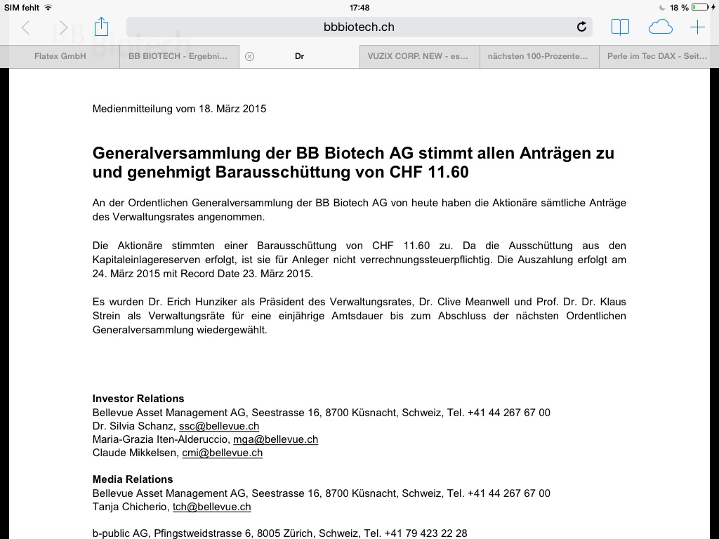 Die Perle im Tec DAX 809648