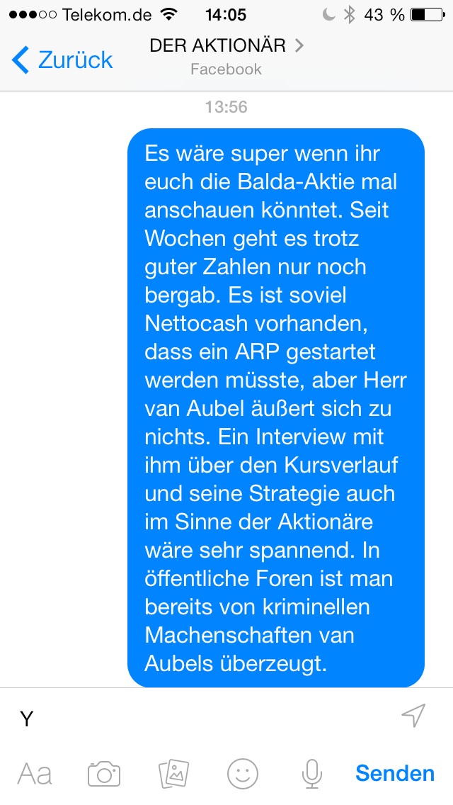 Balda schnelle 100 Prozent 830971