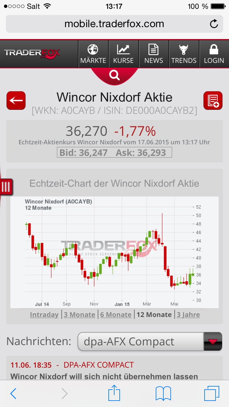Wincor Nixdorf,jetzt geht es wieder aufwärts. 833906
