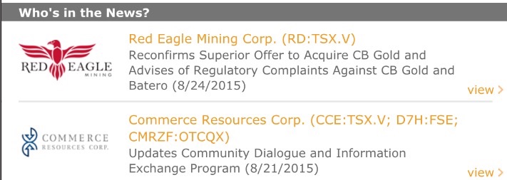 COMMERCE RESOURCES (€ 0,208) 852172