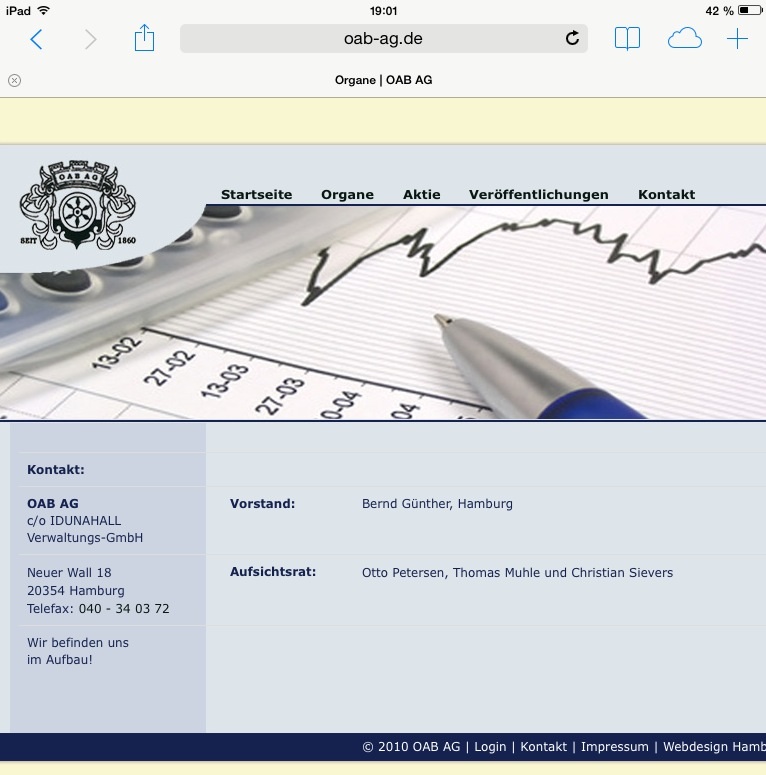 OAB AG (WKN: 686410) - The next Manteldeal? 876665