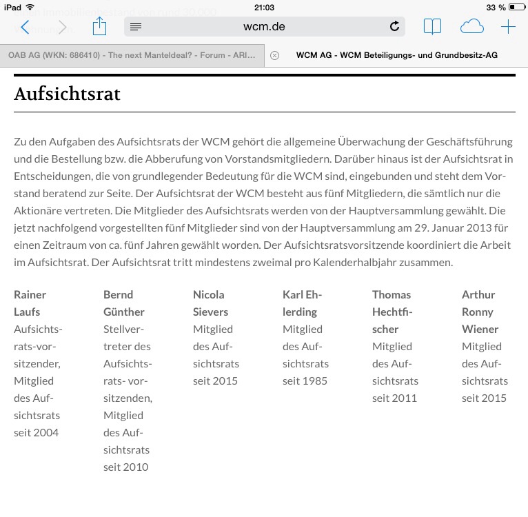 OAB AG (WKN: 686410) - The next Manteldeal? 876689