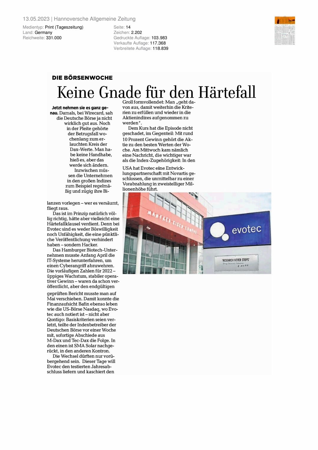 Evotec - es kann los gehen! - Teil2 1372371